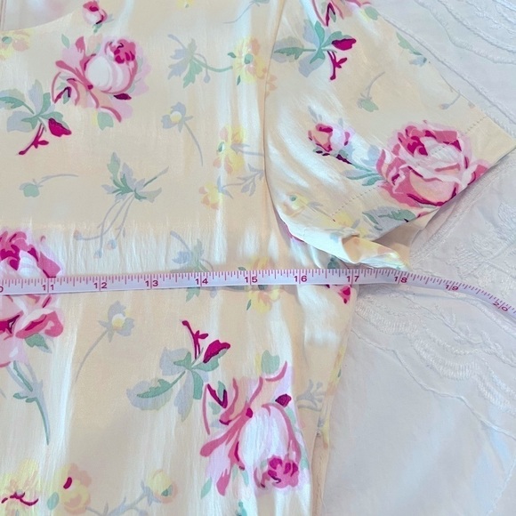 Zara Satin Effect Cut Out Sides Yellow Floral Mini Dress Size Medium - Picture 7 of 9